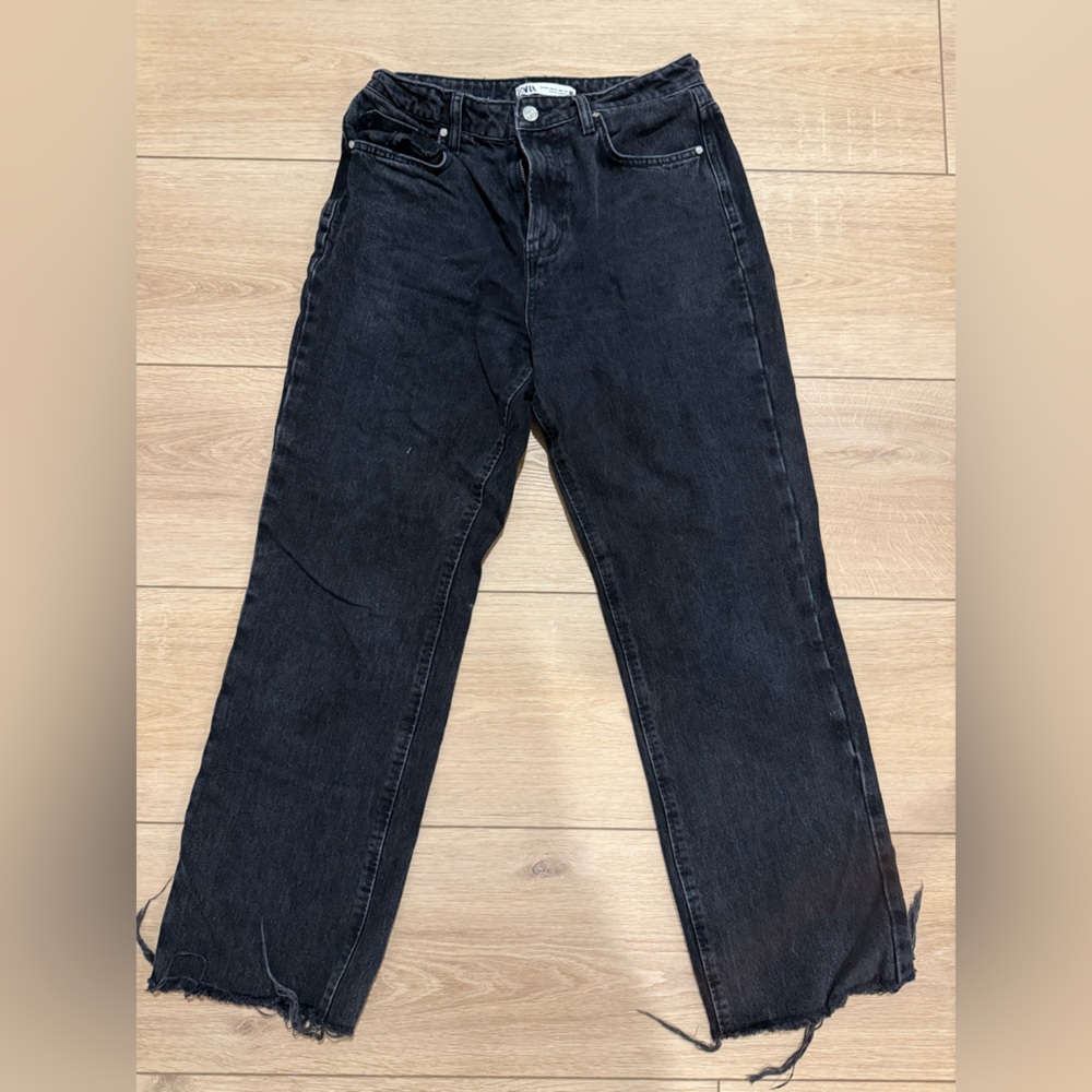 Zara Black mom Jeans NWOT